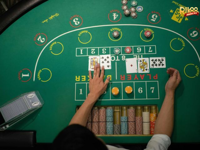 Trải Nghiệm Cá Cược Đỉnh Cao Cùng Baccarat Rik88 7 Luật chơi Baccarat Rik88 A-Z