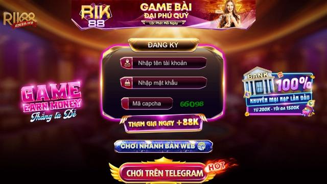 Bí kíp quay hũ Rik88 đơn giản, thắng “khủng” 7 Đăng ký tài khoản ở trang chủ Rik88