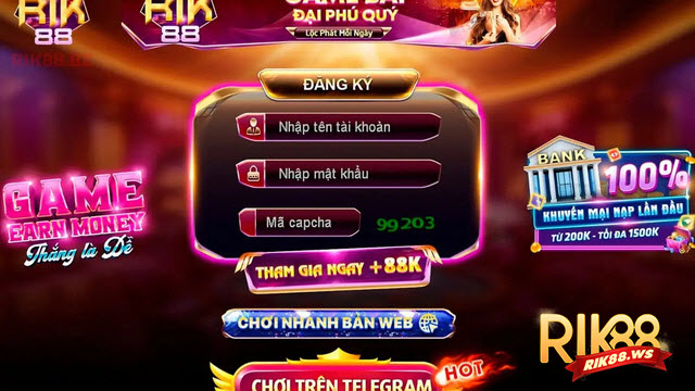 Đăng ký tài khoản Rik88 để trải nghiệm bài Liêng